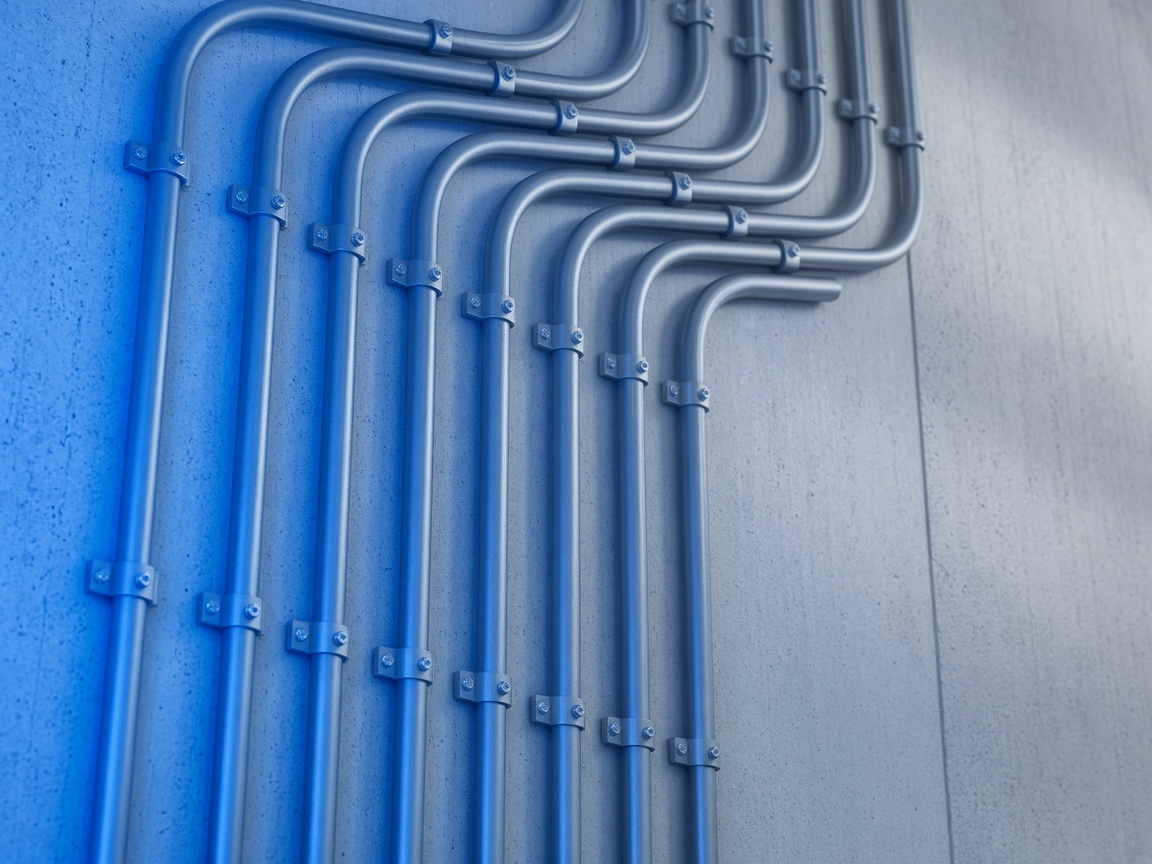 Duotone conduit detail from Seiter Electric work style